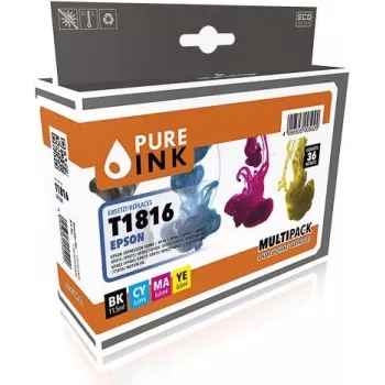 Pure Ink EPST1816MP4 spausdintuvo eksploatacinė medžiaga, juoda