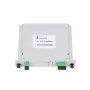 Optinis PLC skirstytuvas 1:2 SC/APC lizdinio tipo, Extralink, juodas ABS