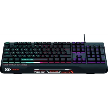 Mechaninė pilno dydžio žaidimų klaviatūra Rebeltec Full size game keyboard SHARK