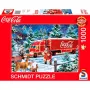 Dėlionė Schmidt Spiele Coca Cola Christmas Truck 1000 vnt.