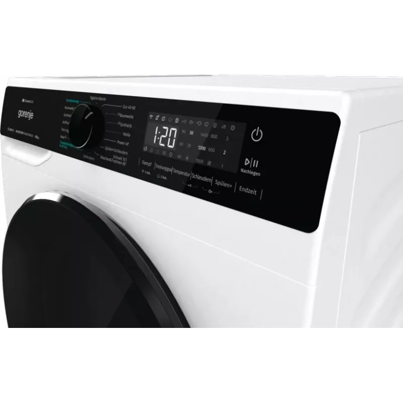 Gorenje WD2PA854ADW/AT skalbimo mašina-džiovyklė Laisvai pastatoma Priekinis įkrovimas Balta D