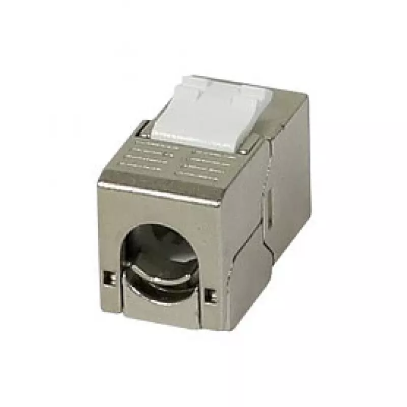 Synergy 21 Keystone Module TP Socket RJ45 CAT6A 500MHz Trumpas su kabelio spaustuku - Kabelis - Skaitmeniniai / Duomenys