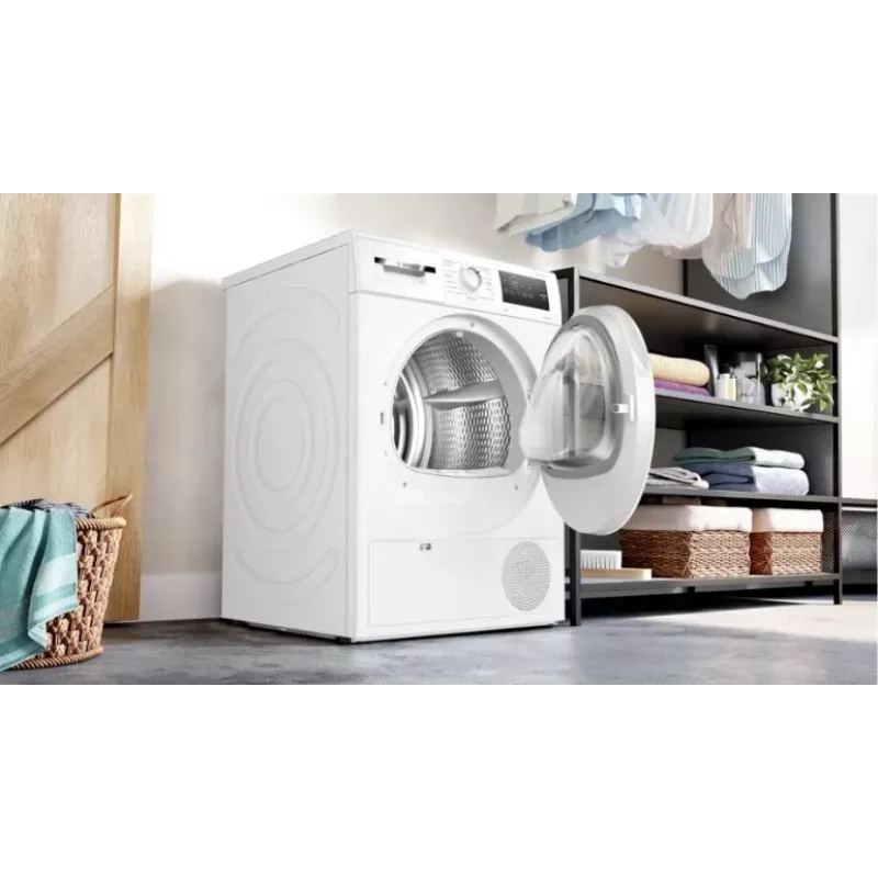 Skalbinių džiovyklė Bosch WTH86200PL 8 kg talpa Šilumos siurblys