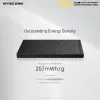Portable Power Bank Nitecore NB10000 — 10000 mAh, USB‑A + USB‑C, 38W total output, Pilka