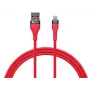 Laidas USB A-Lightning 1m raudonas
