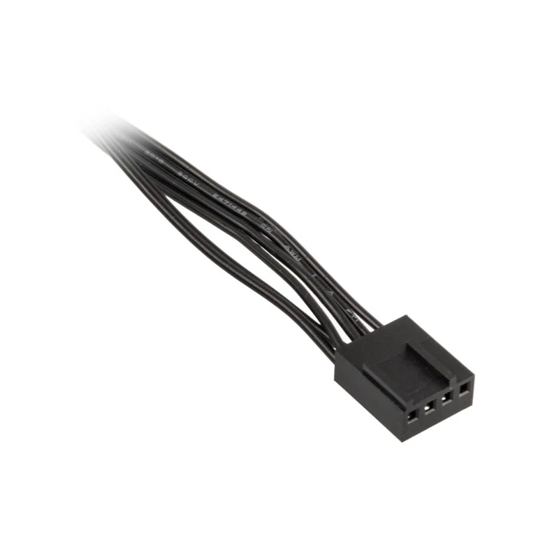 Ventiliatoriaus skirstymo laidas Kolink 1-į-4 PWM 35 cm, 4 kontaktų PWM į 4×4 kontaktų PWM + SATA