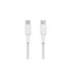Belkin BOOST CHARGE - USB laidas - 24 kontaktų USB-C (M) į 24 kontaktų USB-C (M) - USB 2.0 - 2 m - balta