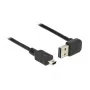 USB laidas DeLOCK 2 m USB 2.0-A į Mini-USB B juodas 83544
