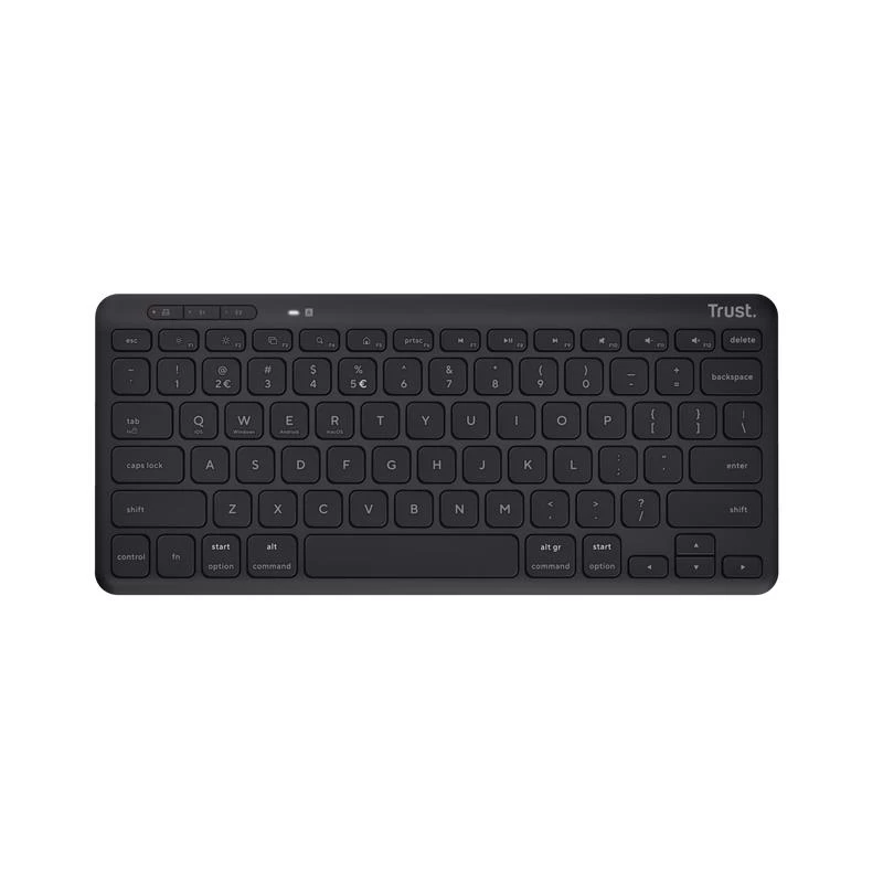 Trust Lyra klaviatūra universali RF belaidė + Bluetooth QWERTY US English juoda