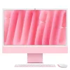 iMac 24 Retina 4.5k Display M4, Pink, M4 (8-CPU/8-GPU), 16GB, 256GB, German, kein Gigabit Ethernet, Magic pelė, MWUG3D/A
