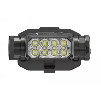 Priekinis žibintuvėlis Nitecore HC65M UHE įkraunamas taktinis priekinis žibintuvėlis 2000 liumenų, 0,143 kg, juodas, atsparus smūgiams, atsparus vandeniui