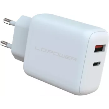 Vidinis įkroviklis LC-Power LC-GAN-45 Universalus kintamosios srovės greitasis įkrovimas baltas