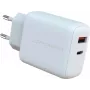 Vidinis įkroviklis LC-Power LC-GAN-45 Universalus kintamosios srovės greitasis įkrovimas baltas