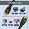 HDMI 2.1 laidas QOLTEC 5 m — 48 Gbit/s, 8K@60Hz, 26AWG, paauksuotos jungtys