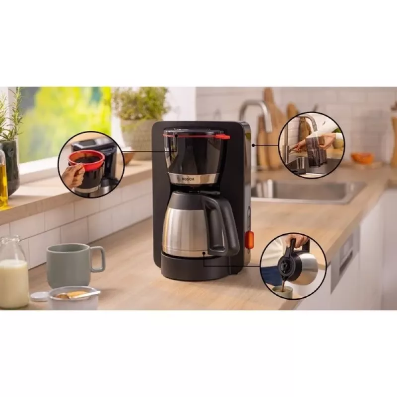 Bosch TKA6M273 kavos virimo aparatas Lašelinis kavos virimo aparatas 1,1 L