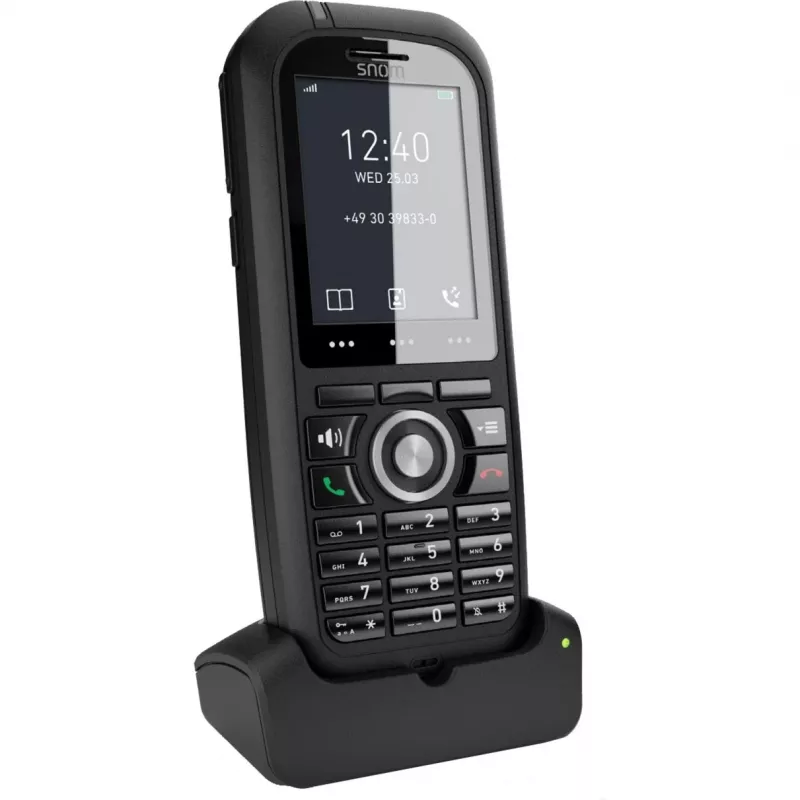 Snom M80 DECT belaidis telefonas su skambintojo ID, juodas