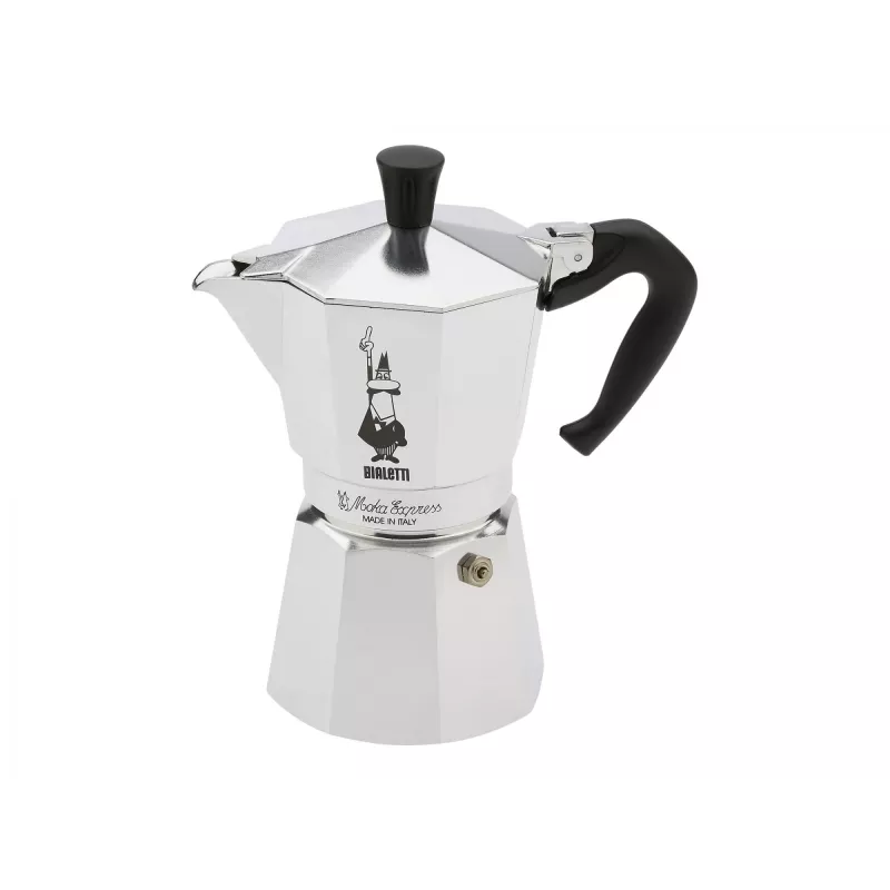 Bialetti Moka Express kavinukas 0,3 L aliuminis, juodas