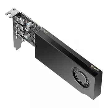 PNY NVIDIA RTX A1000 - vaizdo plokštė - RTX A1000 - 8GB GDDR6 - PCIe 4,0 x8 Low-Profile - 4 x Mini DisplayPort (VCNRTXA1000-PL)
