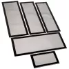 Demciflex dulkių filtro rinkinys skirtas Lian Li O11 Dynamic - juoda/juoda