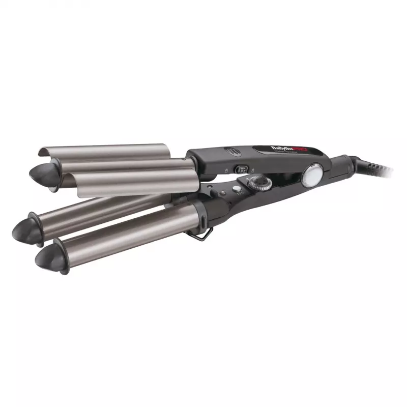 Garbanojimo žnyplės BaByliss PRO TRIPPLE WAVER — 125 W, juodos, 2,7 m laidas