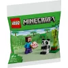 LEGO Minecraft Steve ir mažoji panda 30672 Polybag