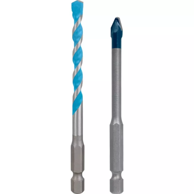 Grąžtų rinkinys „Bosch Expert HEX-9 MultiConstruction“ 6 mm, 2 vnt.