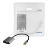 LogiLink CUA0103 USB 3.2 Gen1 Type-C į HDMI-A kabelis 0,15 m juodas pilkas