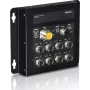 TRENDnet TI-TPG80 - nevaldomas komutatorius - 8 x 100/1000/10000 + 1 x bendras „Gigabit SFP“ + 1 x SFP - montuojamas ant sienos - DC