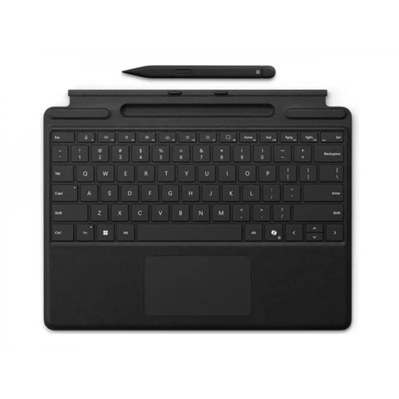 „Microsoft Surface Pro Flex“ klaviatūra Y8U-00010 su akselerometru ir „plonas Pen 2“ laikymo vieta