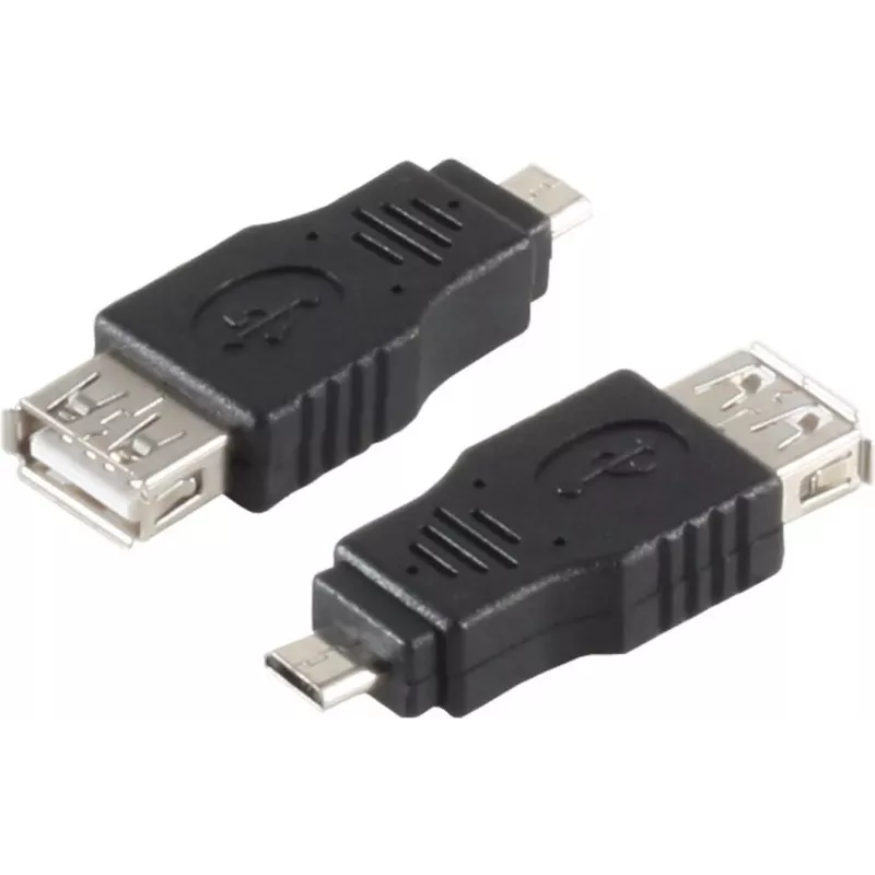 USB Micro-B USB A laido lyties keitiklis ShiverPeaks BS33905