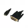 Mini HDMI į DVI-D laidas V/V, 1 m, juodas