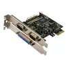 Vidinė PCIe sąsajos plokštė LOGILINK PC0033 su nuosekliaisiais ir lygiagrečiaisiais išėjimais, NetMOS mikroschemų rinkinys
