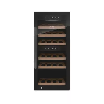 Caso | Smart Wine Cooler | WineExclusive 24 | Energy efficiency class G | Showcase | Butelių talpa 24 buteliai | Aušinimo tipas Kompresorinė technologija | Juoda