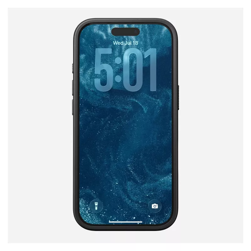 Mobiliojo telefono dėklas Nomad NM014001858, skirtas Apple iPhone 17 Pro, 16 cm (6,3 col.) ekranui, juodas