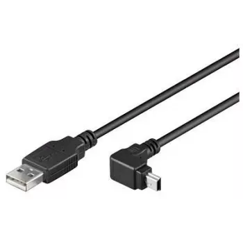 Microconnect USBAMB52A USB laidas USB 2.0 1.8 m USB A Mini-USB B Juoda