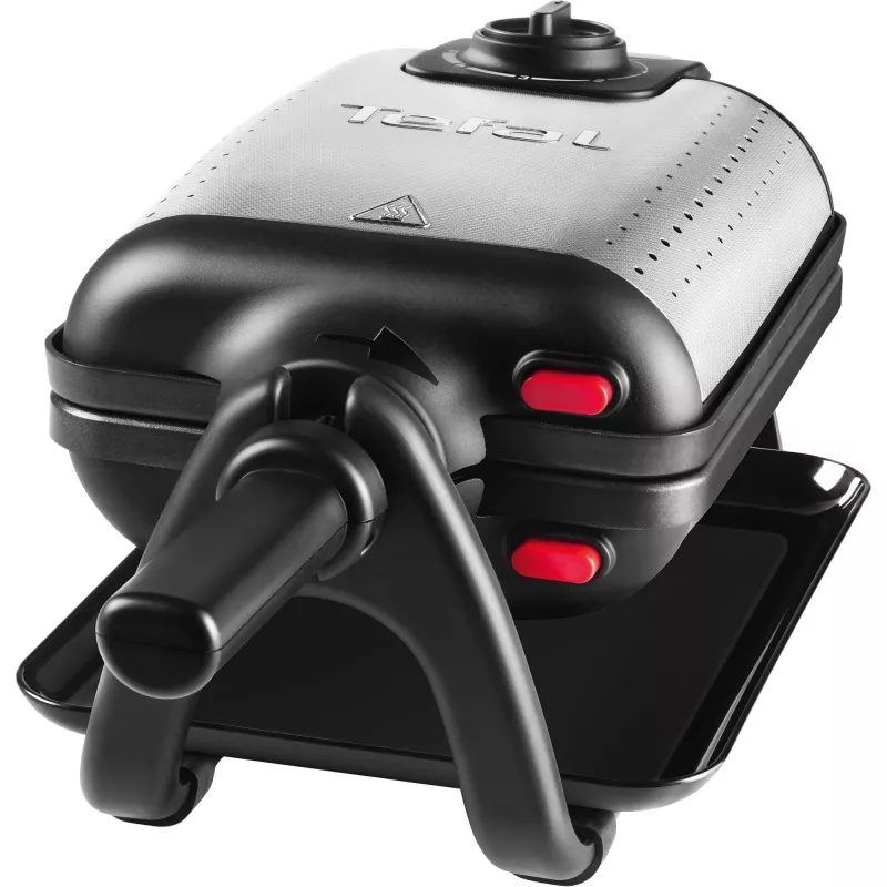 Tefal WM756D vaflinė 2 vafliams 1200 W juoda, nerūdijančio plieno