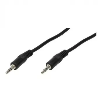 Logilink - garso laidas - Mini-Phone Stereo 3.5 mm (kištukas) - Mini-Phone Stereo 3.5 mm (kištukas) - 2 m - juoda (CA1050)