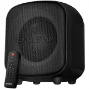 Garsiakalbis SVEN PS-555, juodas, galia 65 W (RMS), TWS, Bluetooth, USB, microSD, nuotolinio valdymo pultas, ličio baterija