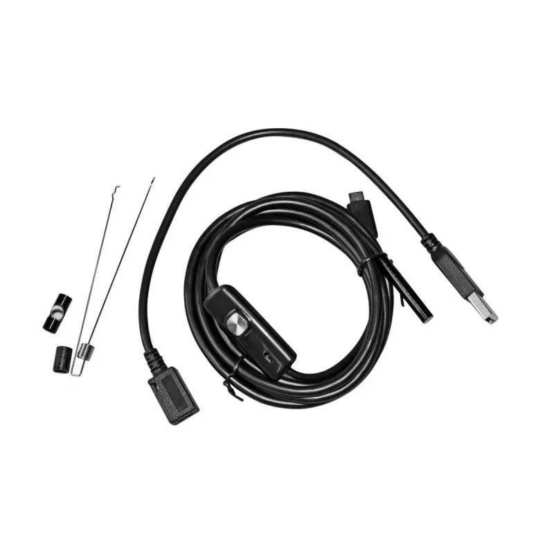 USB endoskopas MEDIA-TECH ENDOSCOPE 66° CMOS, 640x480 30fps, IP67, 6 LED, magnetas ir kablys