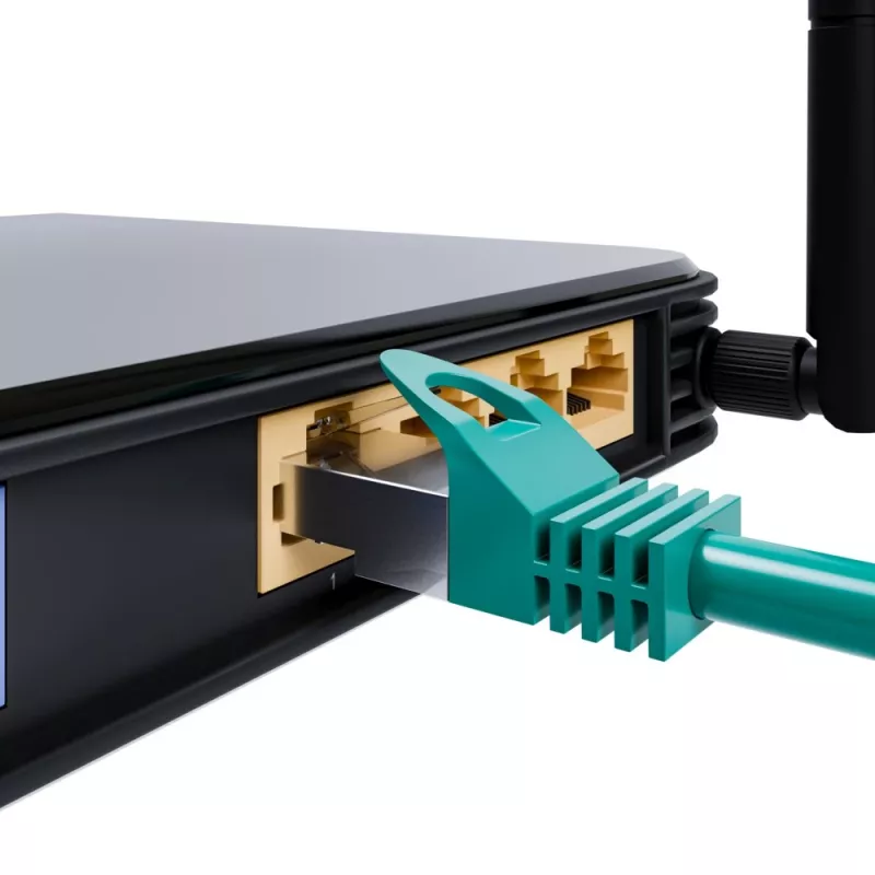Extralink Cat.6 FTP 2m LAN komutacinis kabelis, varinis tinklo kabelis, vytos poros 1Gbit/s