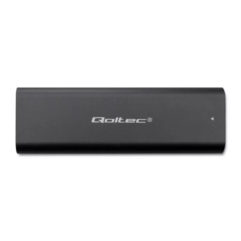 Qoltec 50311 saugojimo įrenginio korpusas SSD korpusas Juodas M.2