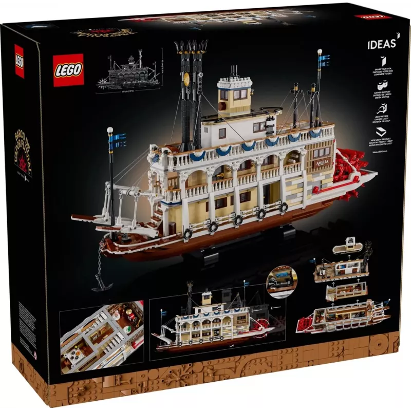 LEGO IDEAS 21356 Upės garlaivis