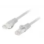 LANBERG Patchcord cat.6 UTP LSZH CU 1m pilkas Fluke patikrintas
