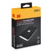 SSD diskas Kodak 256GB Portable 2.5 colio 3.2Gen2 X220