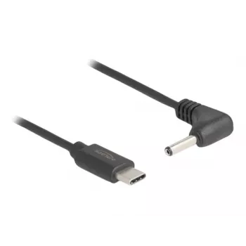 DeLOCK 85393 maitinimo laidas juodas 1,5 m USB C 3,5 x 1,35 mm