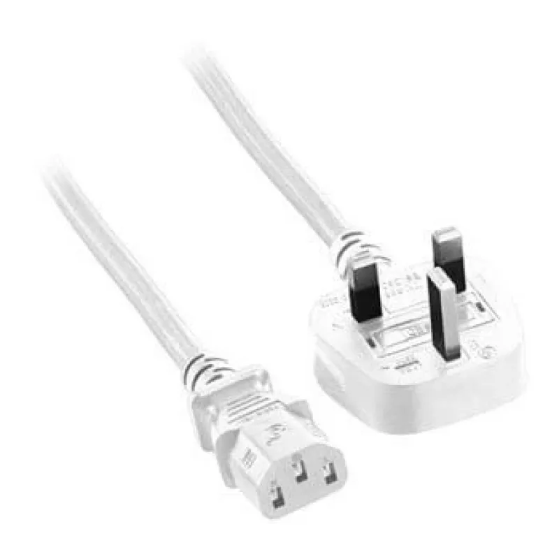 Microconnect PE090420W maitinimo kabelis Baltas 2 m Maitinimo kištukas G tipo C13 jungtis