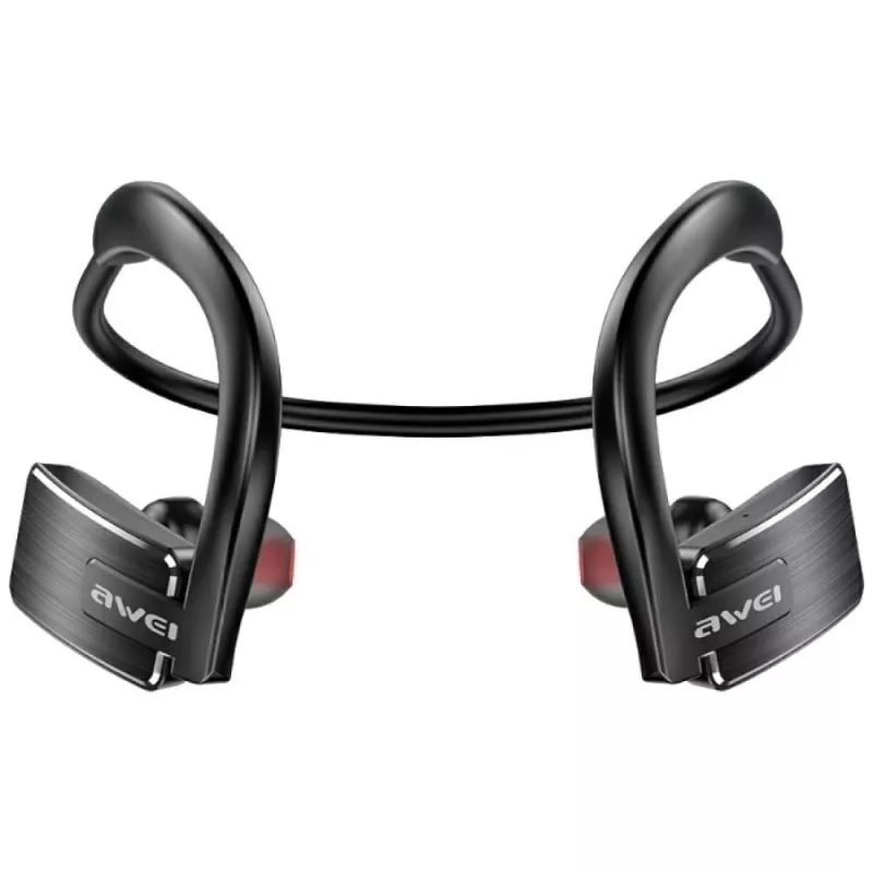 Bluetooth ausinės Awei E1BL sportinės juodos