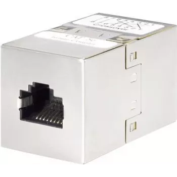 Renkforce RJ45 (kryžminis) tinklo adapteris CAT 5e [1x RJ45 lizdas - 1x RJ45 lizdas] Metalinis (RF-4981662)