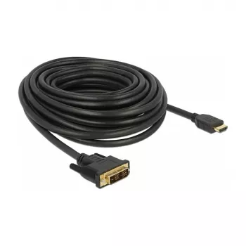 Vaizdo kabelio adapteris DeLOCK 85587 10 m HDMI Type A DVI-D juodas