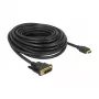 Vaizdo kabelio adapteris DeLOCK 85587 10 m HDMI Type A DVI-D juodas